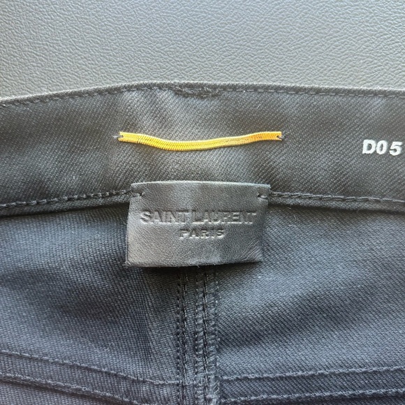 Womens NEW Saint Laurent Paris Black Skinny Jeans Women’s Size 26 NWT - Picture 4 of 8